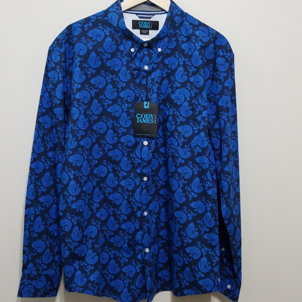 Cody James button up long sleeve shirt